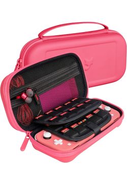 Slim Carrying Case for Nintendo Switch Lite,19 Game and 2 Micro SD Card Holders, Storage,&Accesorie