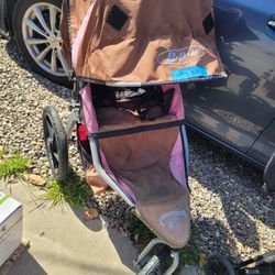Bob Stroller Pink and Brown