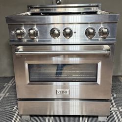 ZLINE 30" Professional Dual Fuel Range - RA30 - Stainless Steel - Needs Burner Parts