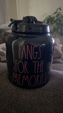 Rae Dunn glass canister