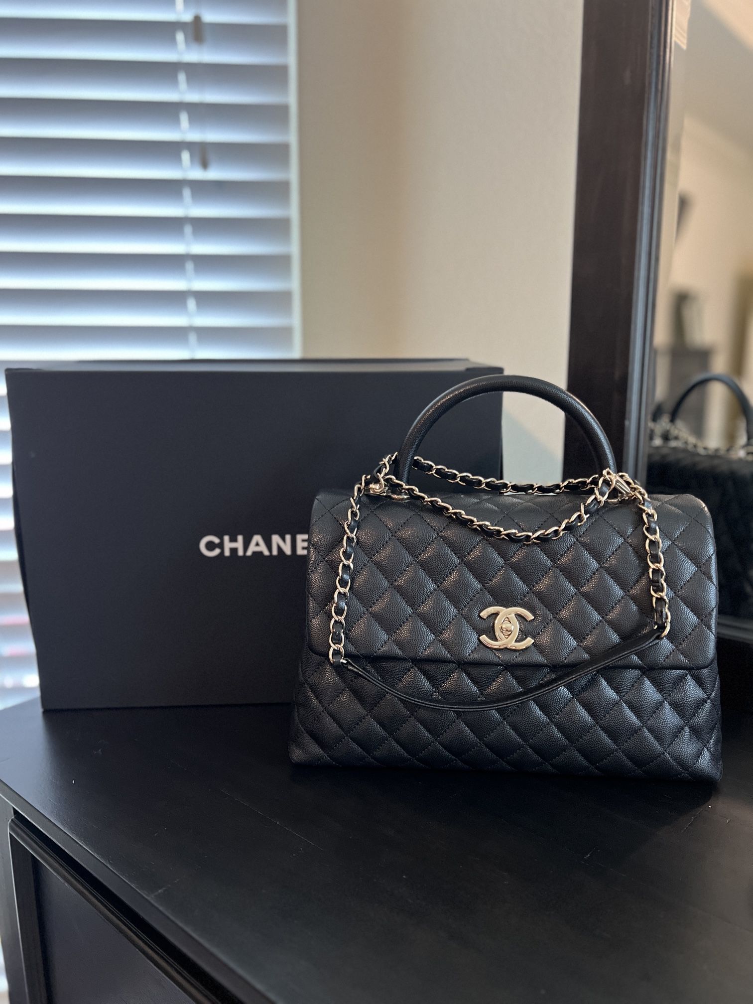 Authentic Chanel medium Coco handle
