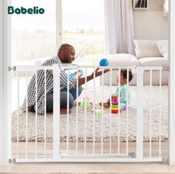 BABELIO Metal Baby Gate Dog Gate 29-48 Inch