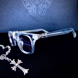 Chrome Sunglasses Hearts/Fleur d lis/cox Ucker Eyewear Streetwear Dutch Designer Kith Von  Cross Glasses