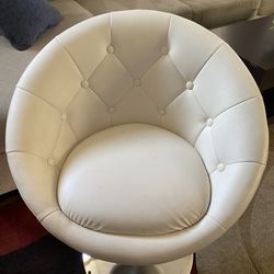 Adjustable Swivel Desk Or Office Chair - White