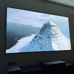 VAVA Chroma 4K Triple Laser Projector and 100” Screen 