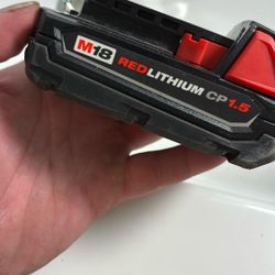  1.5 AH Battery pack used one time