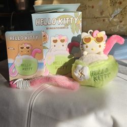 Miniso Hello Kitty Summer Black Series scented plush blind box. 