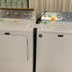 MAYTAG WASHER AND DRYER MVWC565FW MEDC465HW 🌟
