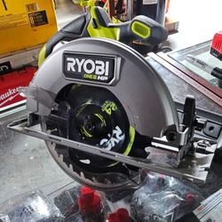 RYOBI 18V CORDLESS HP BRUSHLESS 7-1/4 CIRCULAR SAW TOOL ONLY NEW