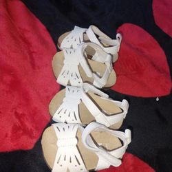 Two Pairs Of Baby Shoes Newborn