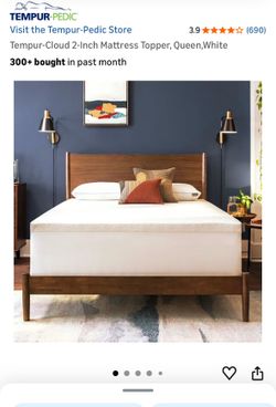 Tempur-pedic -Cloud mattress topper -2 inch -open box