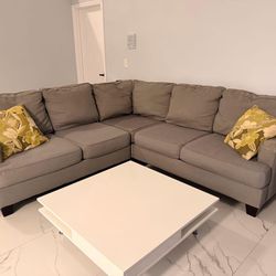 Grey Sectional Couch 