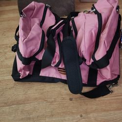 Tobiq pink travel duffel bag nwt Retail $229 Before Tax+shipping