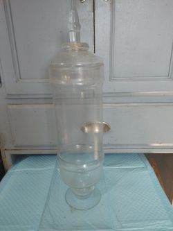 FANCY APOTHECARY JAR