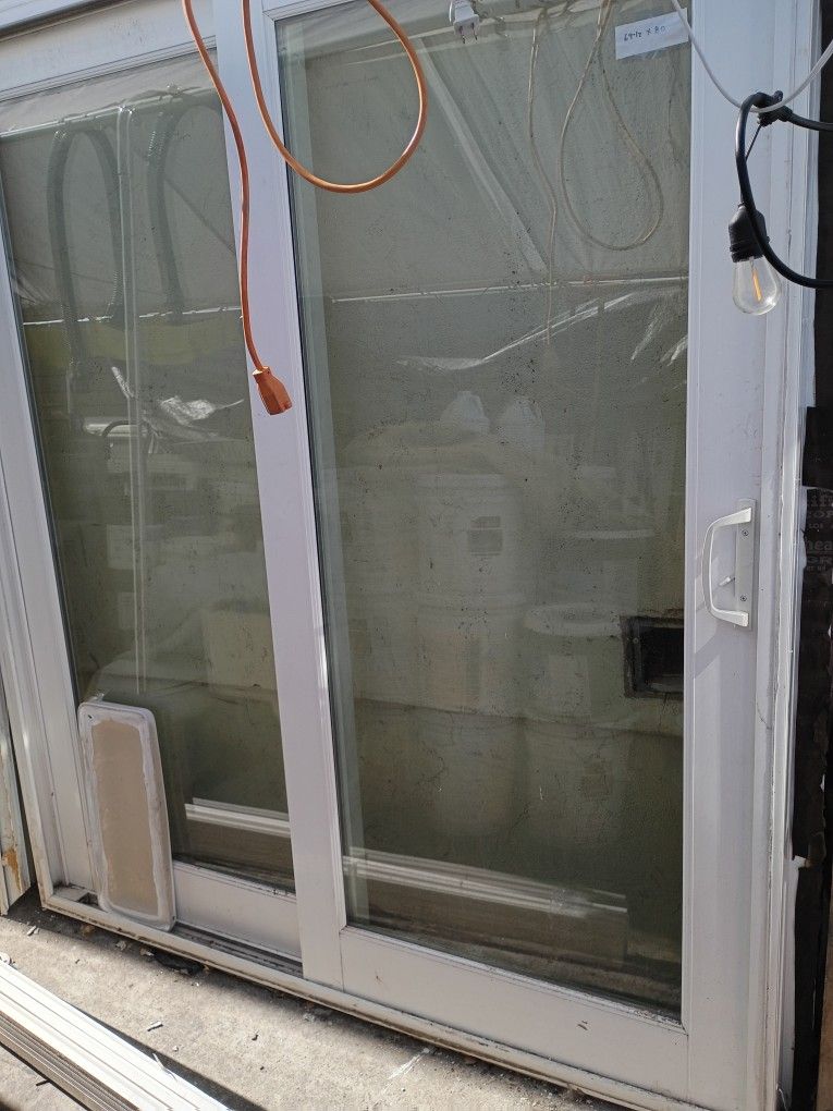 The Sliding Glass Door 6-ft Long By 80 In Tall