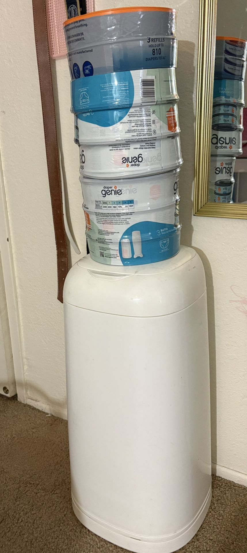 Diaper Genie & 8 Refills