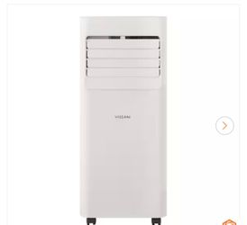 Vissani 5,000 BTU 115-Volt 3-in-1 Portable Air Conditioner Unit Cools 150 sq. ft. with Dehumidifier and Remote in White