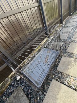 Large Folding Wire Dog Crate