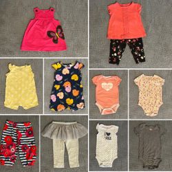 Summertime 11piece Bundle Infant size 6months 