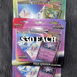 Pokemon Prismatic Tech Stickers