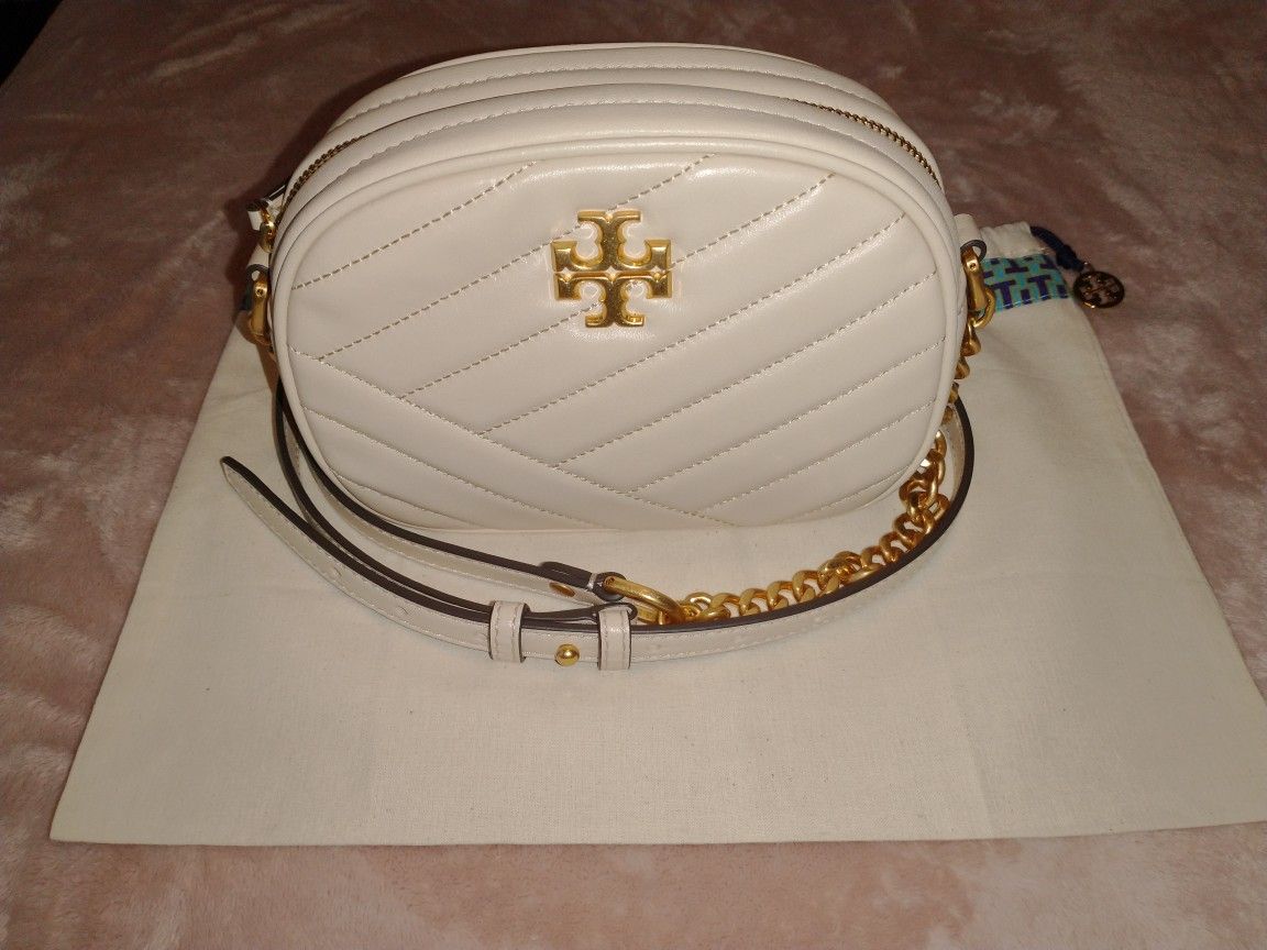 Tory Burch Kira Chevron Bag (New Cream)