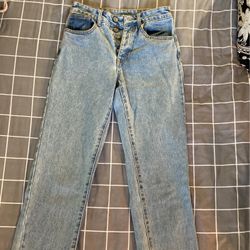 J. Galt High Rise Straight Leg Jeans