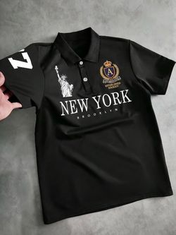 Men’s Polo Shirt New York with statue liberty