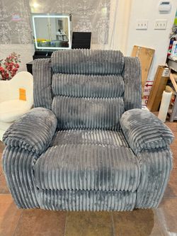 Power Swivel Rocker Recliner Chair for Adults with Massgae and Heat, USB and Type-C Charging Port, Infinite Position, Electric Glider Rocking Chairs f