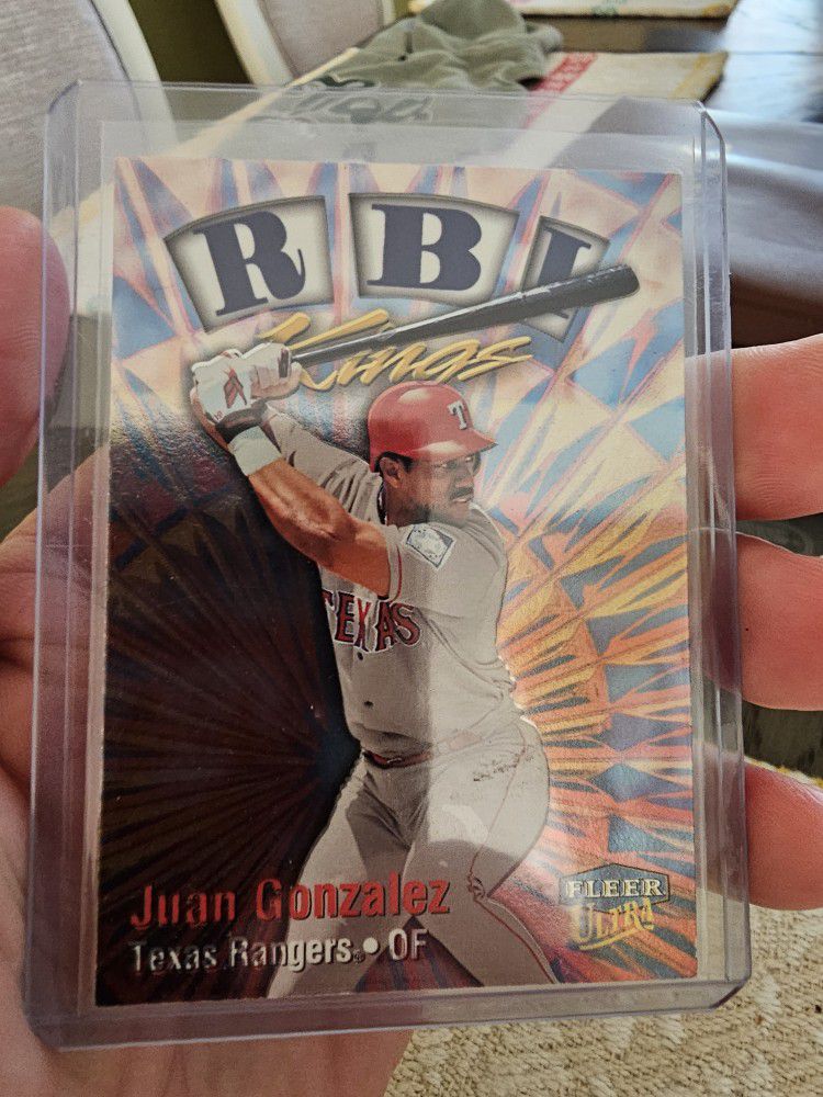 Juan Gonzalez '99 Fleer Ultra RBI Kings Insert Baseball Card 