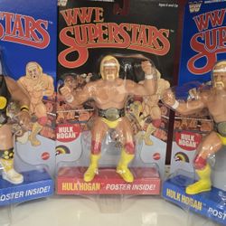 Hulk Hogan WWE WWF LJN Retro Vintage Style Action Figure 