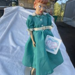 Vintage Lucille Ball Doll with Doll Stand