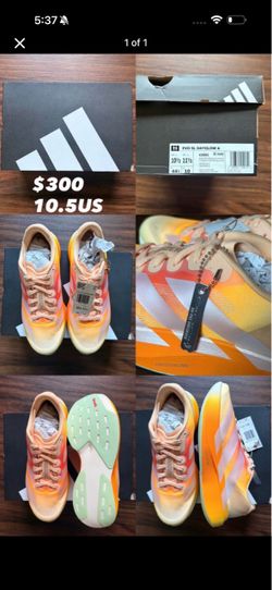Adidas EVO SL DAYGLOW 10.5 us $300