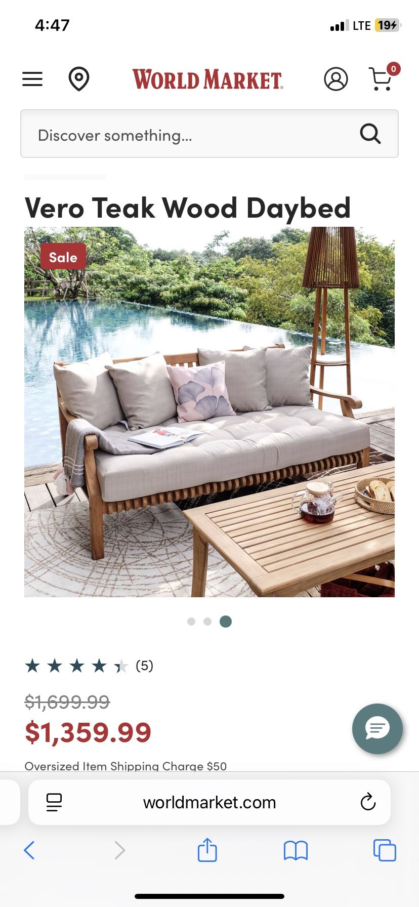 Wooden Day Bed