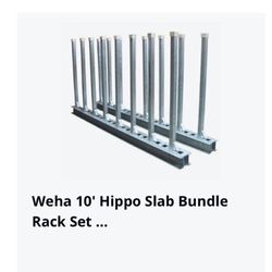 Weha 10’ Hippo Slab Bundle Rack Set 