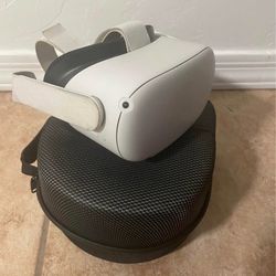 Meta Quest 2 VR Headset with Controllers and Case