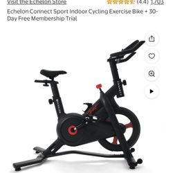 Echelon Connect Sport- Stationary Bike & Accessories