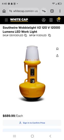 Wobblelight V2 LED work light
