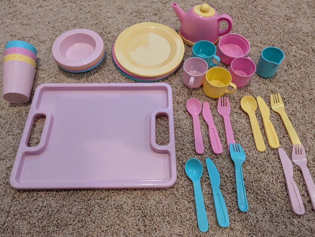 Plastic Toy Kitchen Set