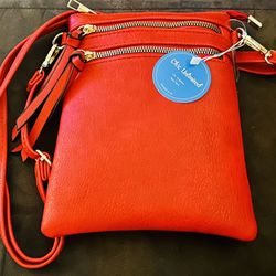 Chic Unlimited Red Crossbody Purse
