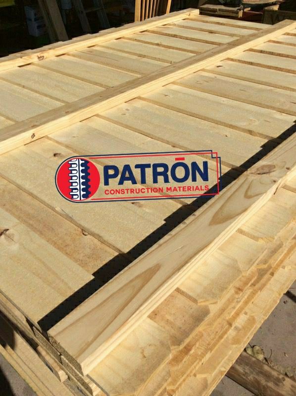 6’ x 8’ Board on Board Japanese Cedar Fence Panel – Seccion de Cerca Cedro japones empalmado