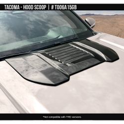 2024-2025+ Toyota Tacoma Hood Scoop Gloss Black
