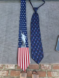 Red White And Blue Ties