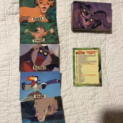 Vintage 2000’s The Lion King Collectible Cards