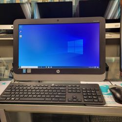 VERY FAST HP ProOne All In One Quad Core I5 Desktop Computer