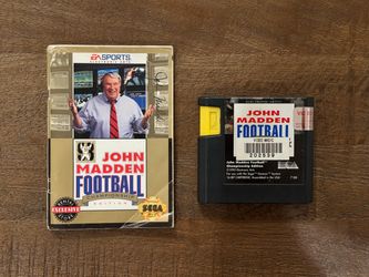 John Madden Football Championship Edition – Sega Genesis, Rental Store Exclusive (Cartridge + Manual)