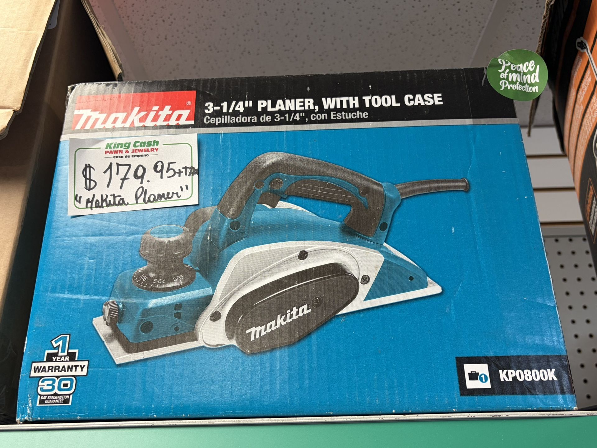 MAKITA 3-1/4 PLANER WITH TOOL CASE
