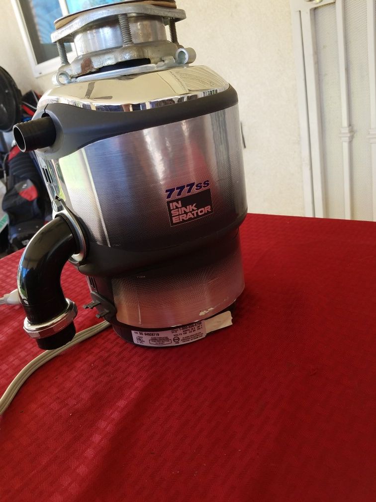 Insinkerator 777ss 1 hp garbage disposal for Sale in Lodi, CA OfferUp