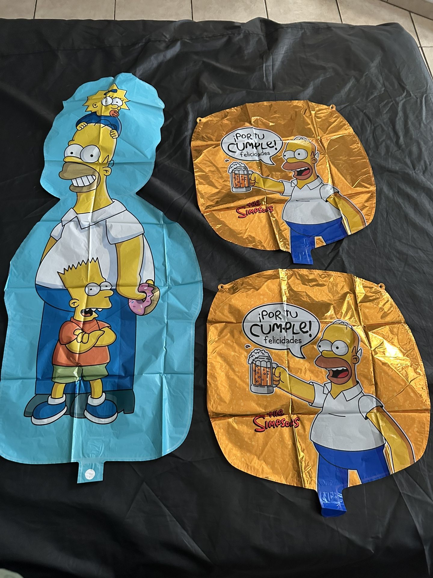The Simpsons balloon birthday bundle