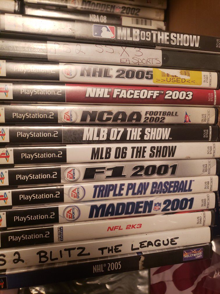 Playstation 2/Sports GAMES/Any 2 For $7