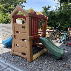 Step2 Double Slide Climber Outdoor Playset